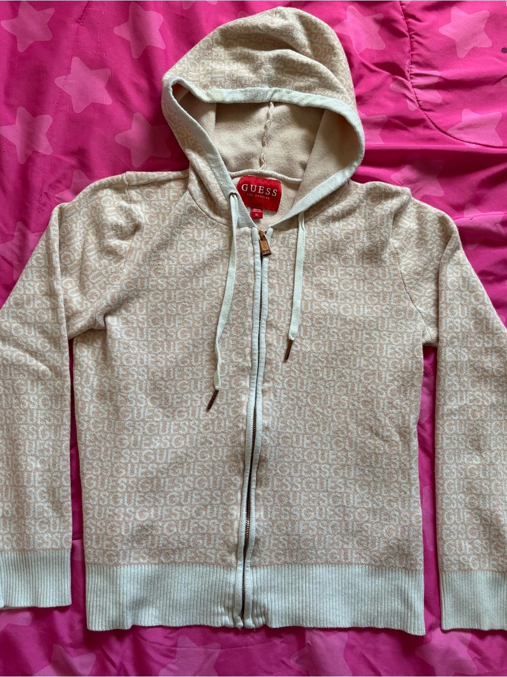 Guess Zip Up Hoodie XL